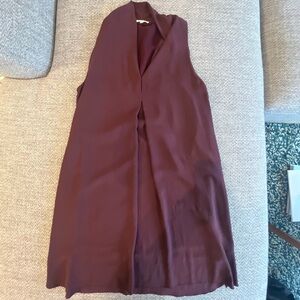 Wilfred Deep Burgundy Sleeveless Dress